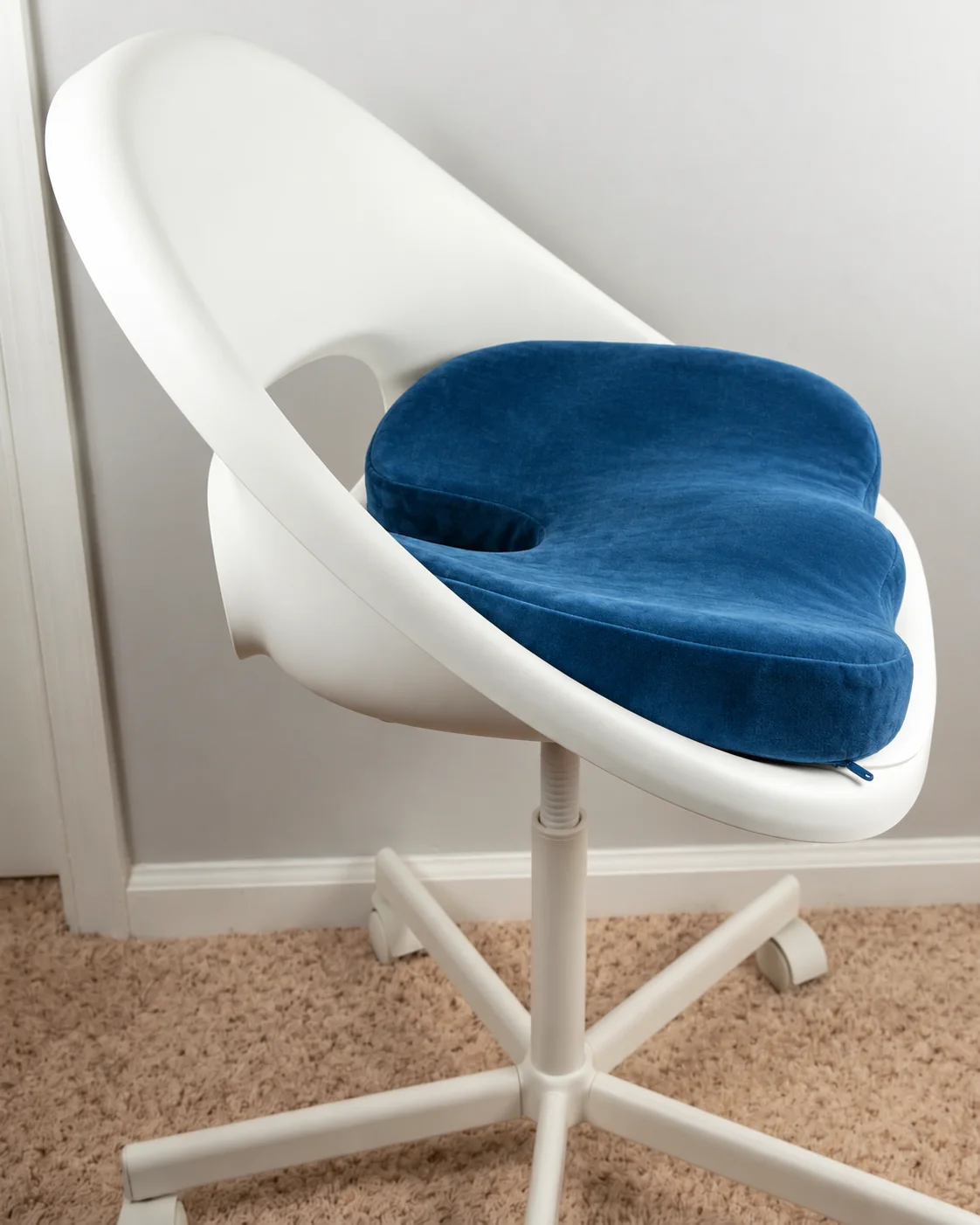 Bamboo Memory Foam Seat Cushion, Ergonomic & Pressure Relief