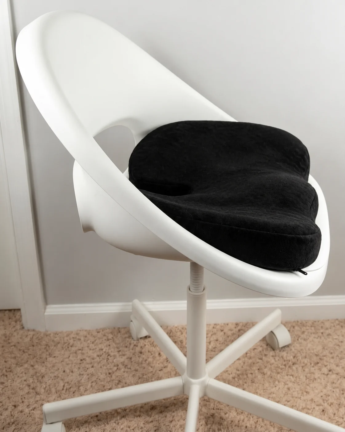 Bamboo Memory Foam Seat Cushion, Ergonomic & Pressure Relief