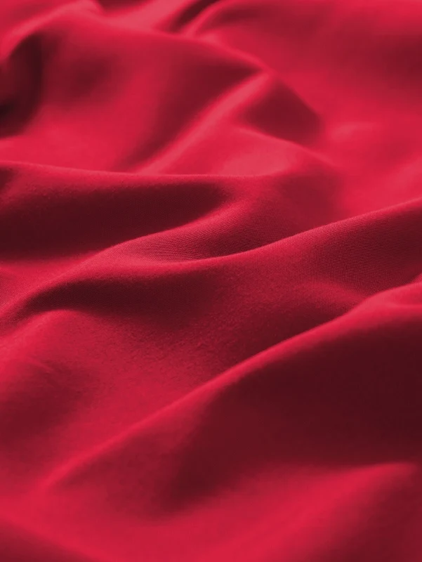 Red Bamboo Pillow Cases Sets - Luxurious & Breathable Pillowcase for Comfort