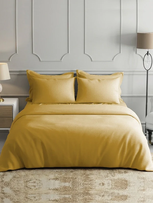 Seprai Bambu Emas - Kenyamanan Sejuk untuk Kamar Tidur Modern