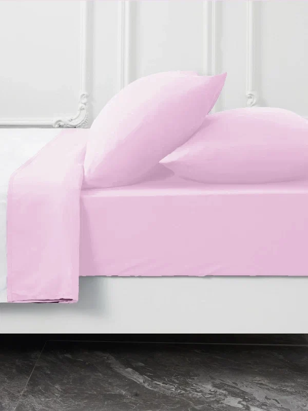 Rosa Bamboo-Kissenbezug-Sets – Hypoallergener & glatter Kissenbezug für alle