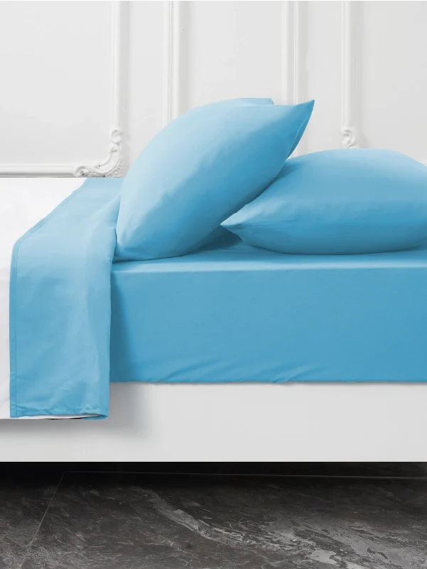 Blue Bamboo Pillow Cases Sets - Cool & Cozy Best Pillowcase for Bamboo