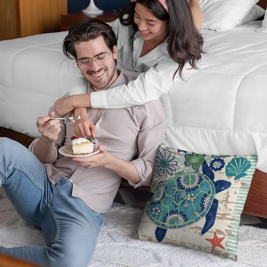 Massage Pillow with Vibration| Bamboo Fabric: USB-C & Battery Powered