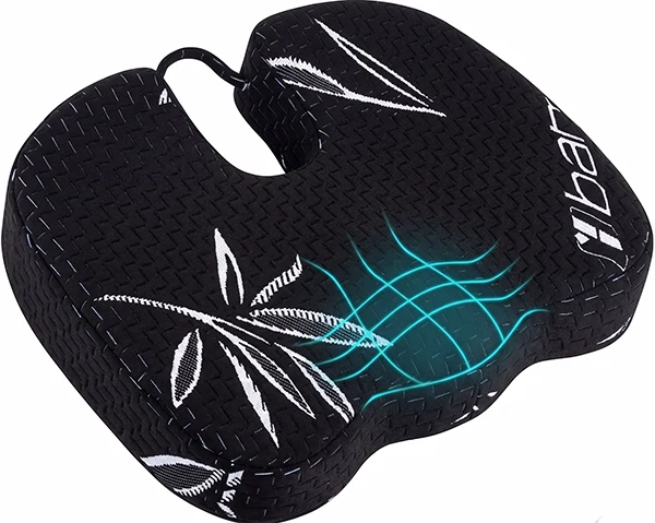 Bamboo Memory Foam Seat Cushion, Ergonomic & Pressure Relief