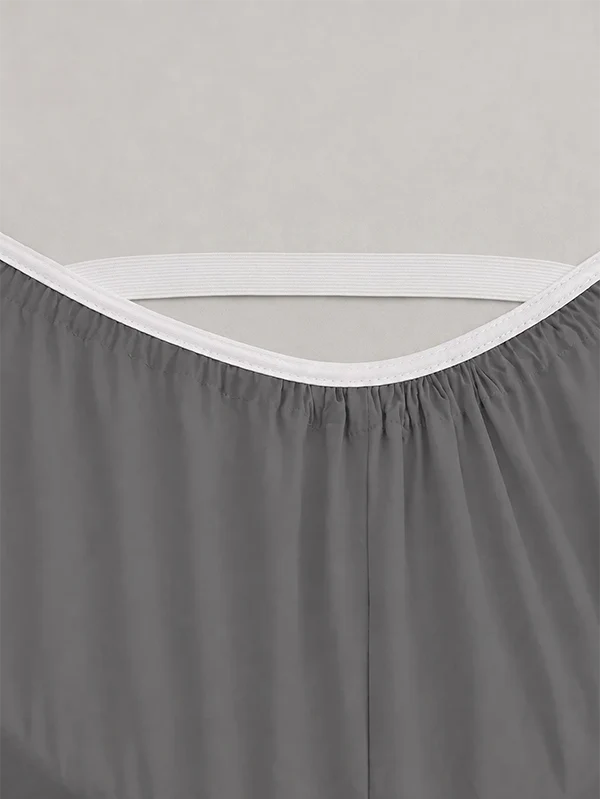 Draps en bambou gris - Confort rafraîchissant pour chambres modernes