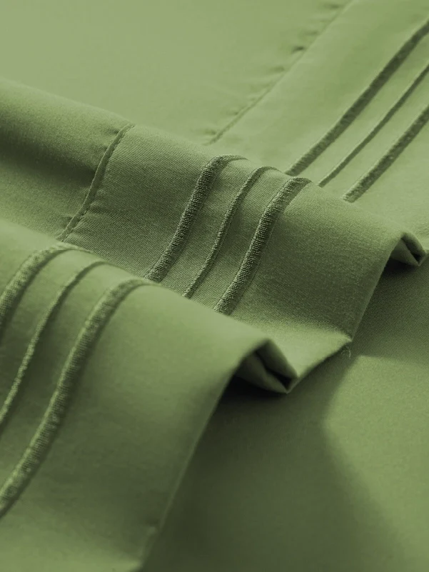 Sagegrüne Bamboo-Kissenbezug-Sets – gemütliche & langlebige Kissenbezüge für alle