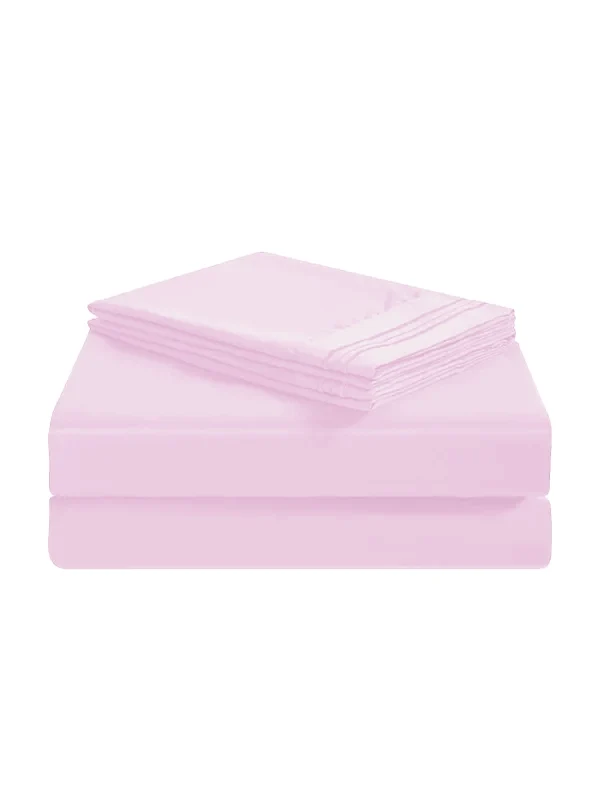 Rosa Bamboo-Kissenbezug-Sets – Hypoallergener & glatter Kissenbezug für alle