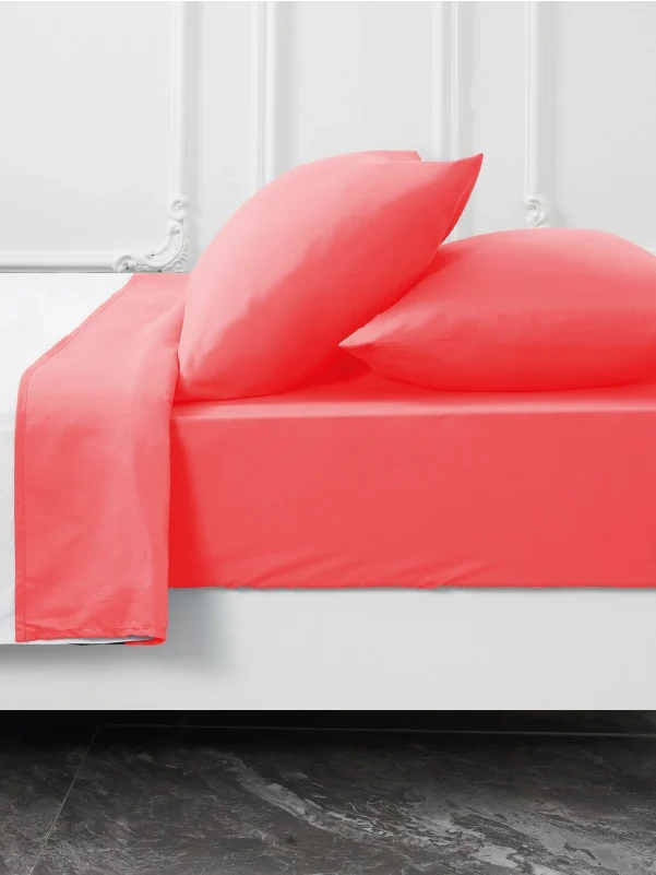 Coral Bamboo Pillow Cases Sets - Hypoallergenic & Soft Pillowcase for Bamboo
