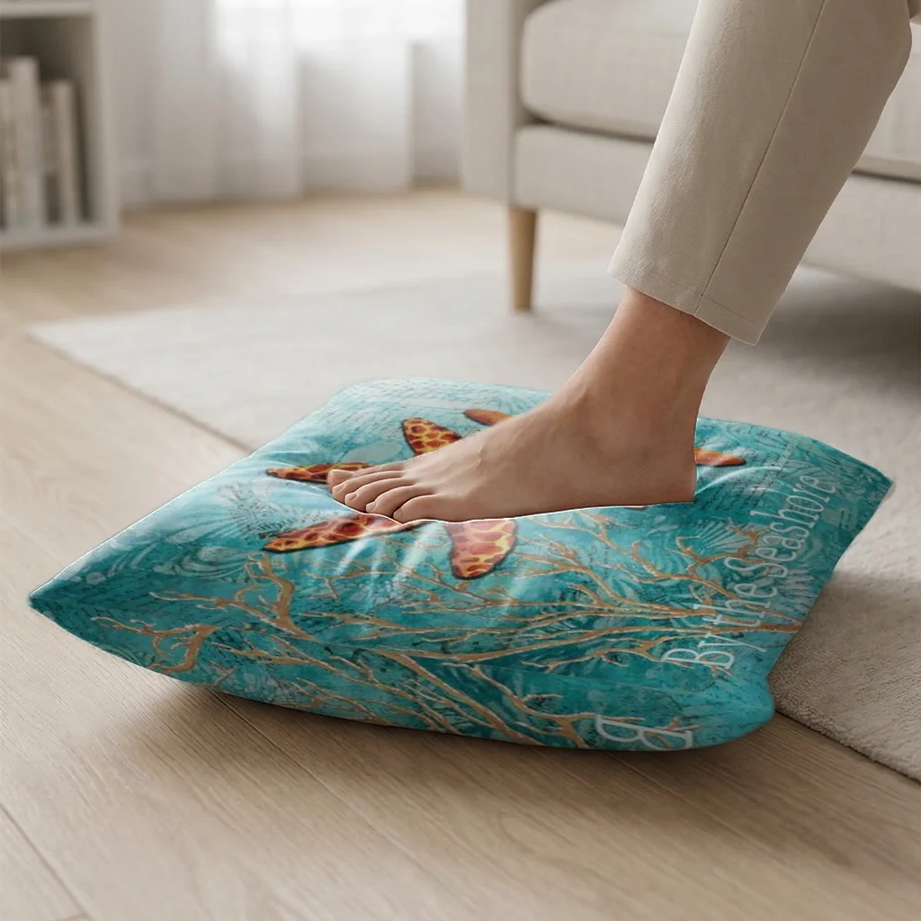 Massage Pillow with Vibration| Bamboo Fabric: USB-C & Battery Powered