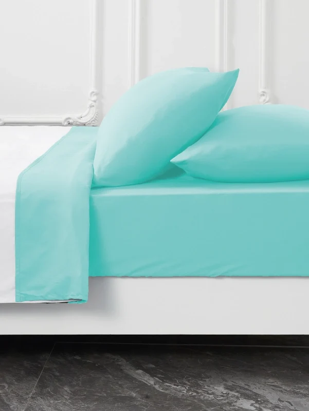 Aqua Bamboo Pillow Cases Sets - Soft & Breathable Pillowcases for Comfort