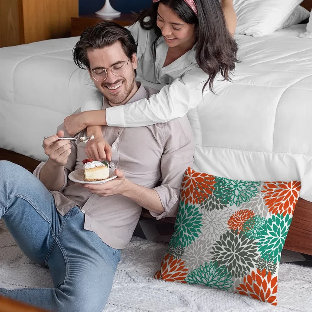 Massage Pillow with Vibration| Bamboo Fabric: USB-C & Battery Powered