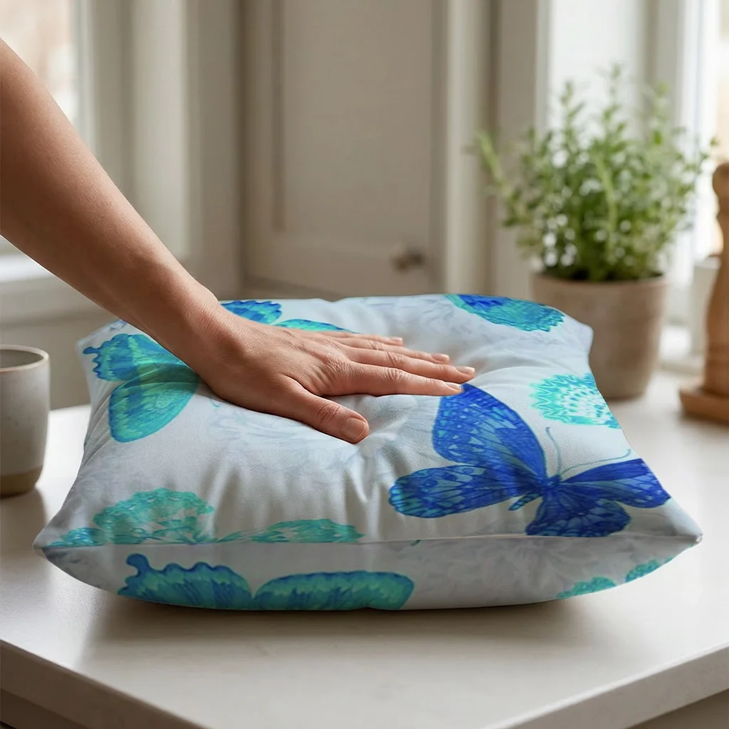 Massage Pillow with Vibration| Bamboo Fabric: USB-C & Battery Powered