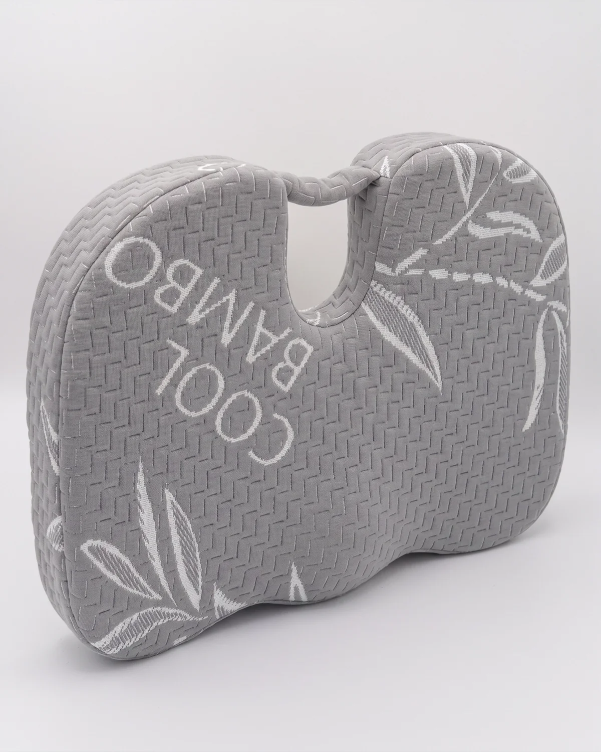 Bamboo Memory Foam Seat Cushion, Ergonomic & Pressure Relief