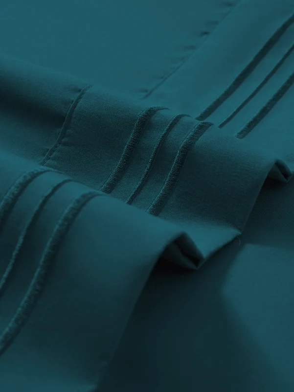 Cobalt Blue Bamboo Pillow Cases Sets - Smooth & Cool Pillowcase for Bamboo
