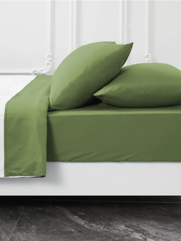 Sage Green Bamboo Pillow Cases Sets - Cozy & Durable Pillowcases for All