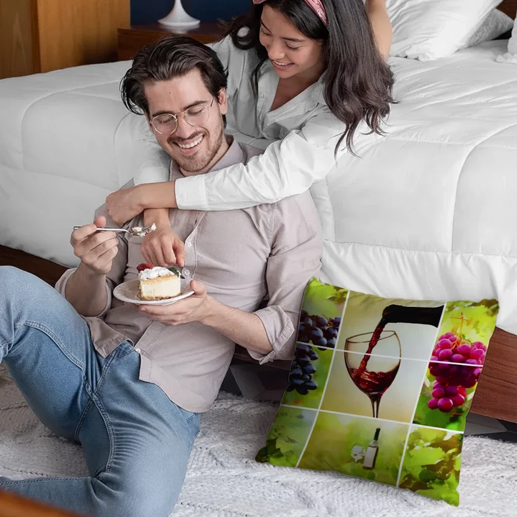 Massage Pillow with Vibration| Bamboo Fabric: USB-C & Battery Powered