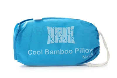 Bamboo Travel Pillow - Cool Bamboo Memory Foam, Neck & Support Pillow