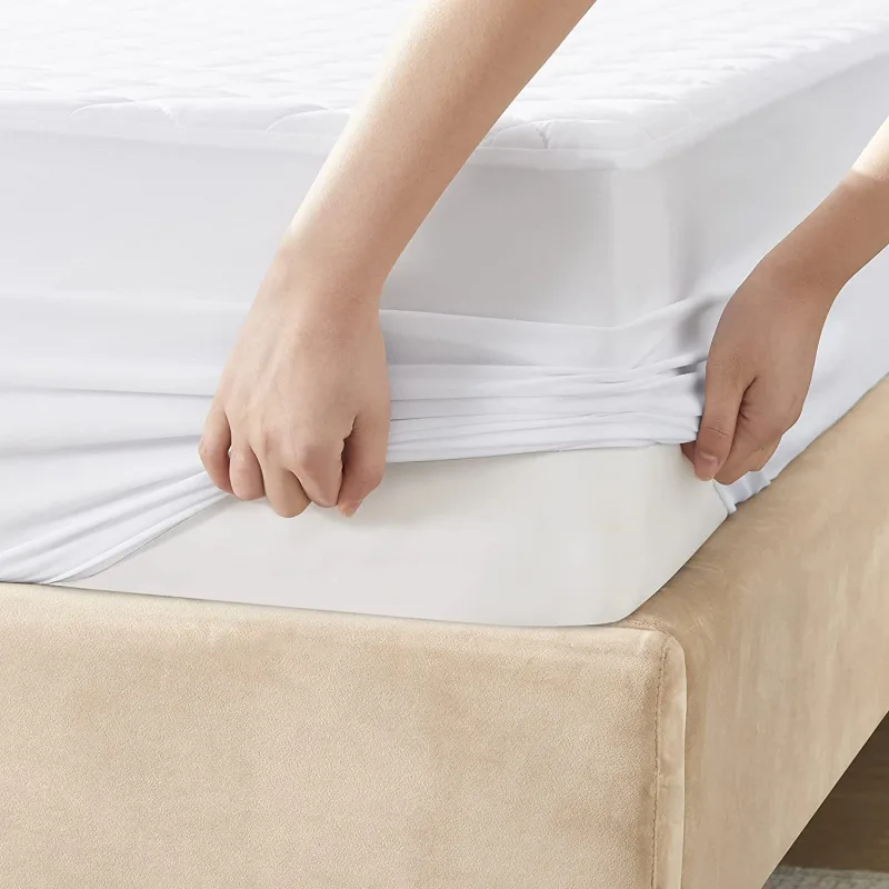 Best Waterproof Mattress Protector - Cool Bamboo Fitted Mattress Cover