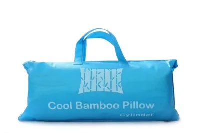 Bamboo Cylinder Pillow - Cool Bamboo Pain Relief Neck Pillow with Memory Foam