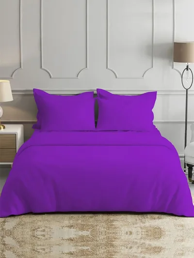 Seprai Bambu Ungu - Kenyamanan Sejuk untuk Kamar Tidur Modern