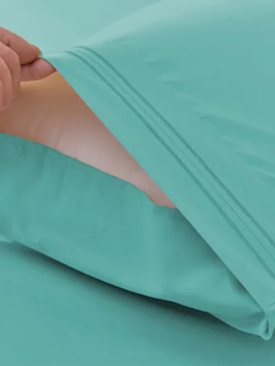 Lembar Tempat Tidur Aqua Bamboo - Kenyamanan Sejuk untuk Kamar Tidur Modern