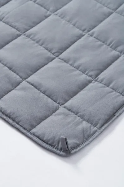 Best Weighted Blanket King Size - Cool Bamboo Gray Comforter for Deep Relaxation