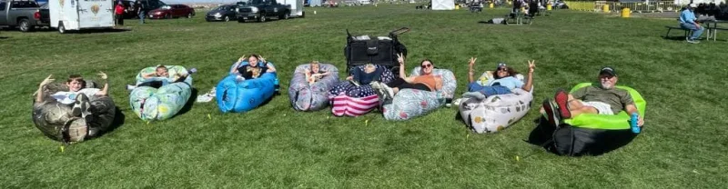 Cool Inflatable Lounger — 21 wzorów, bez pompki