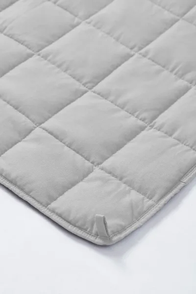 Queen Size Weighted Comforter - Cool Bamboo Silver Heaviest Blanket for Quality Sleep