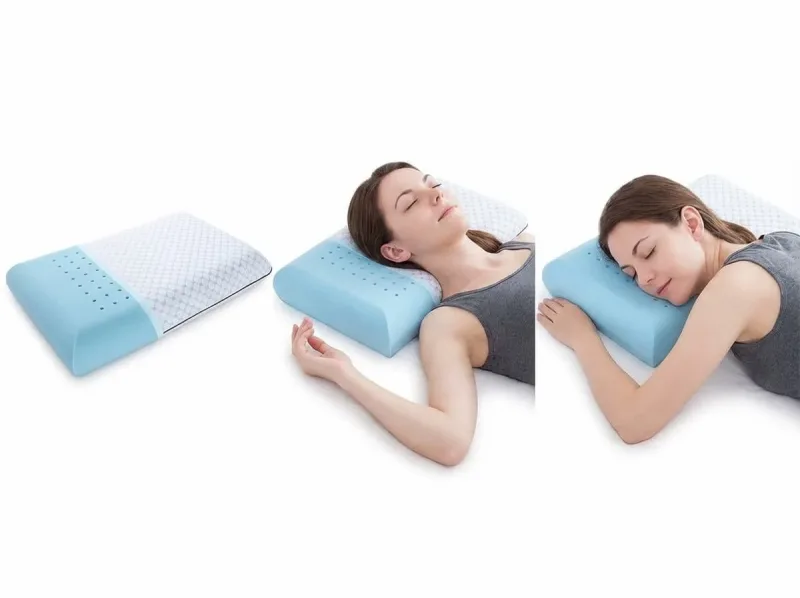 Memory Foam Gel-kussen: verkoelende ondersteuning voor zij-, rug- en buikslapers